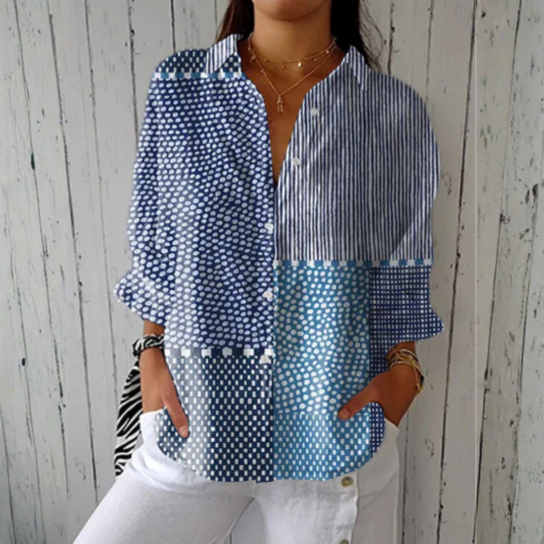 Nerina | Blusa Patchwork Marinera, Alegre
