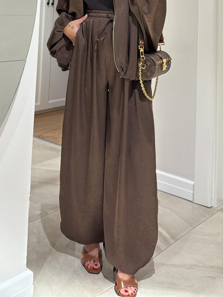 Agathe | Conjunto de Chaqueta y Pantalón con Cordón, Casual
