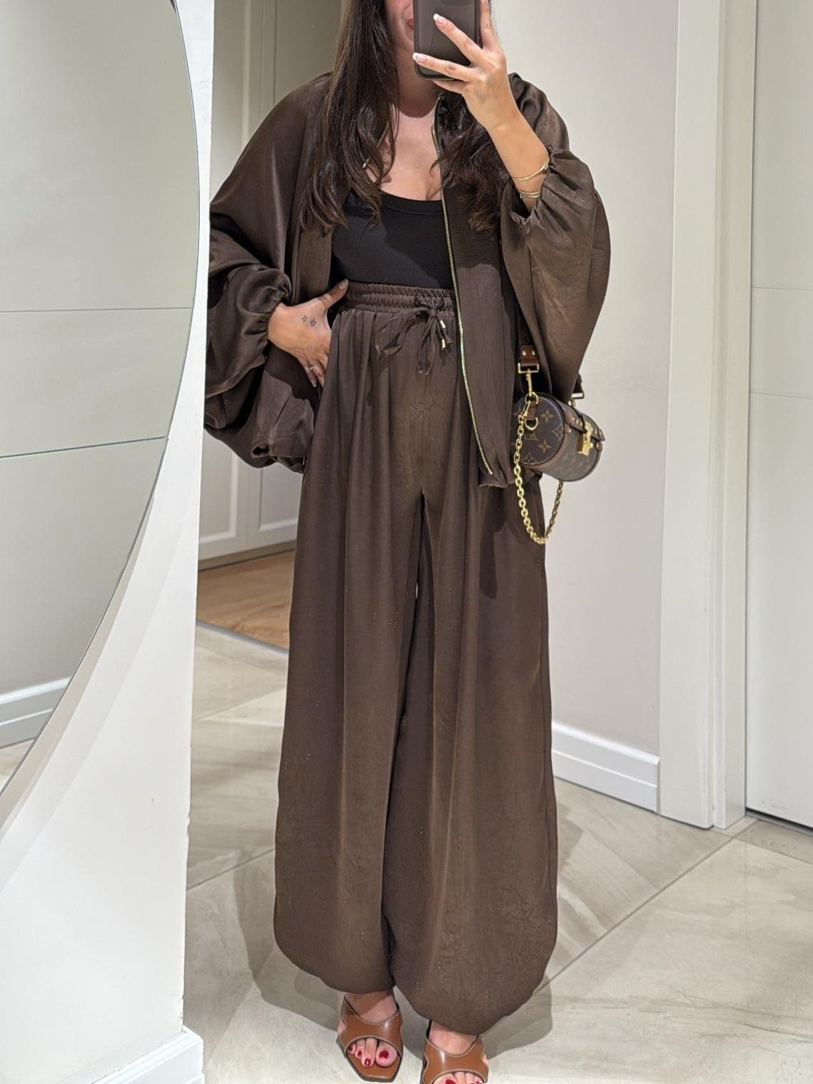 Agathe | Conjunto de Chaqueta y Pantalón con Cordón, Casual