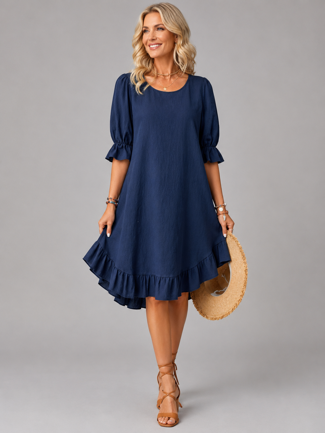 Elira | Vestido Cómodo y Favorecedor, Holgado sin Marcar
