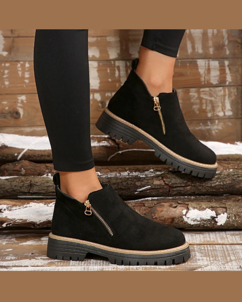 Botas de Invierno con Cremallera Lateral