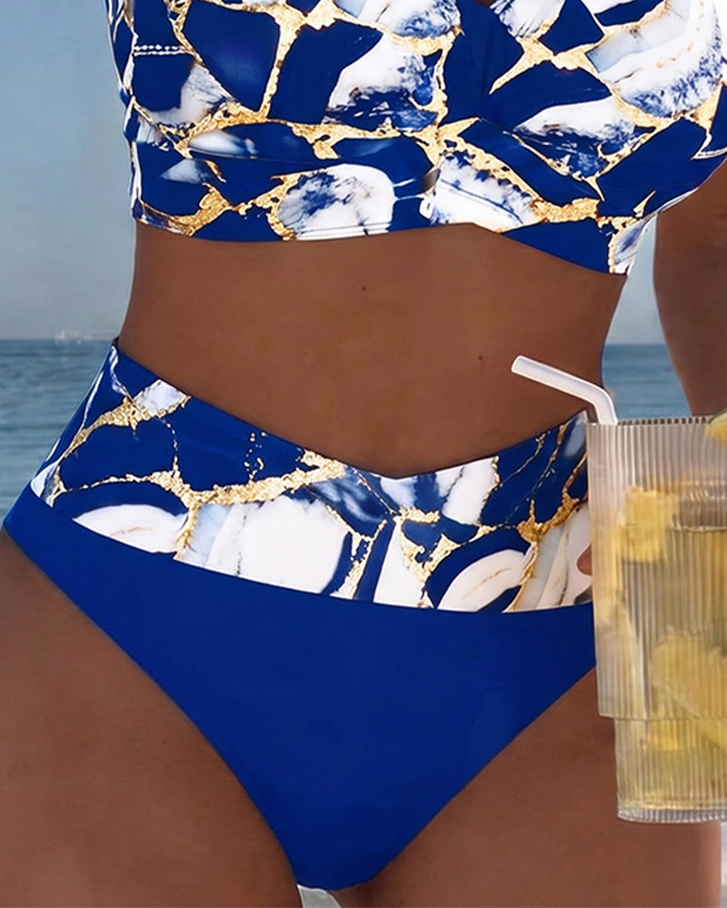 Carola | Bikini con Tirantes y Corte de Diseño, Detalle Original
