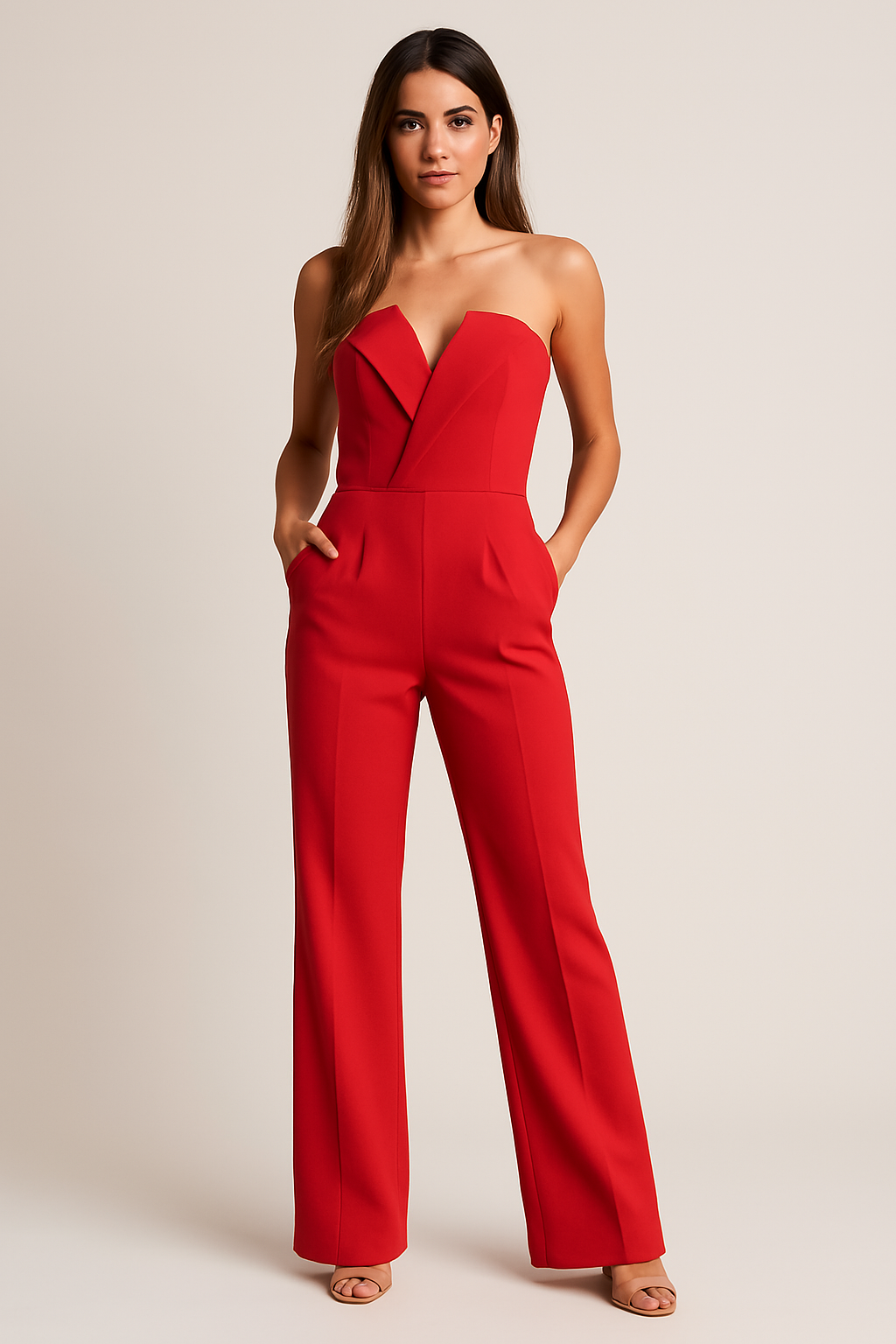 Rosalie | Mono Palabra de Honor de Pierna Ancha, Elegante