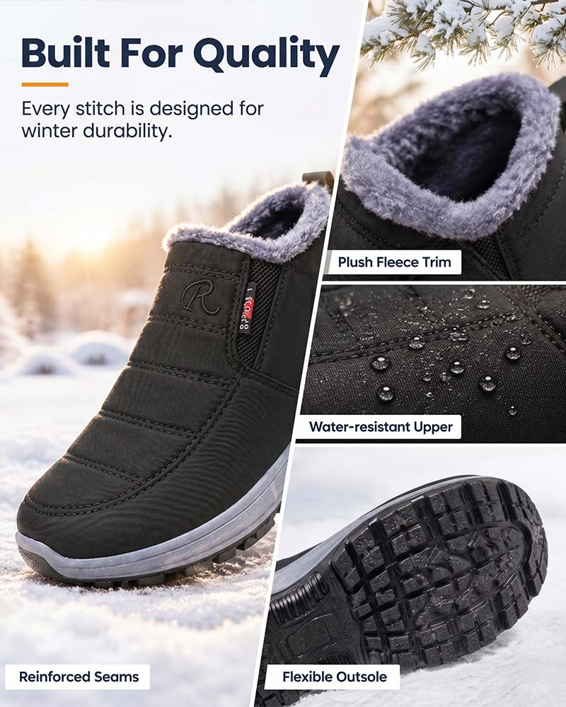 Botas de Nieve Unisex con Forro Cálido