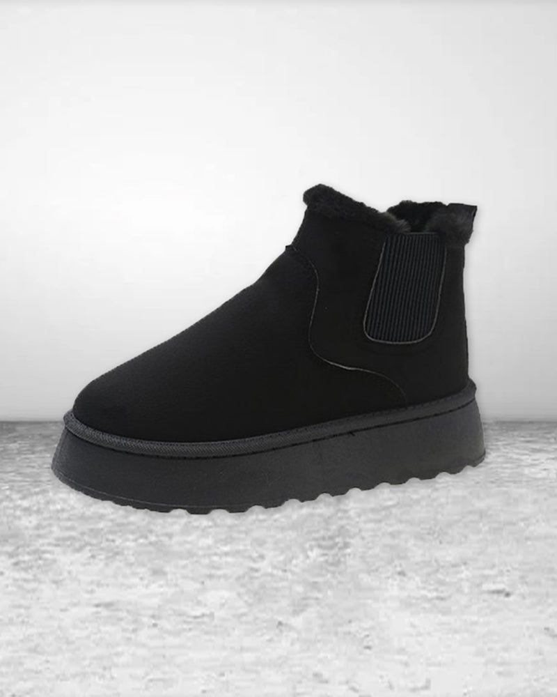 Botas de Nieve con Plataforma y Forro Cálido