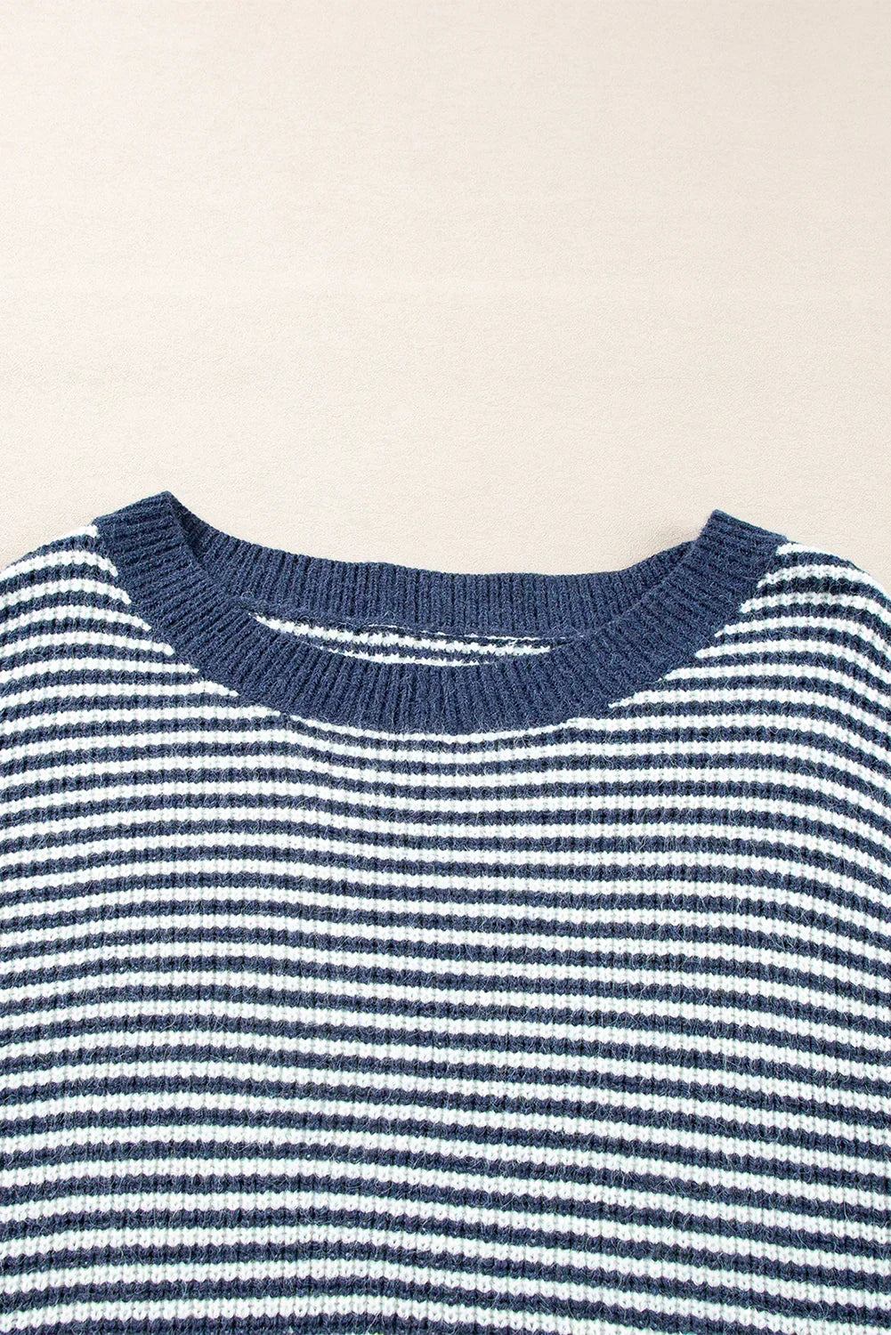 Lourdes | Jersey de Rayas con Hombros Descubiertos, Casual
