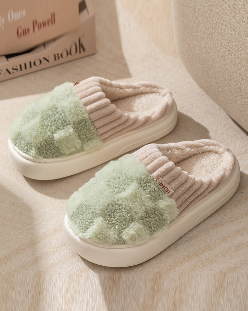 Zapatillas de Casa Antideslizantes con Forro Cálido