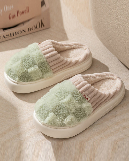 Zapatillas de Casa Antideslizantes con Forro Cálido
