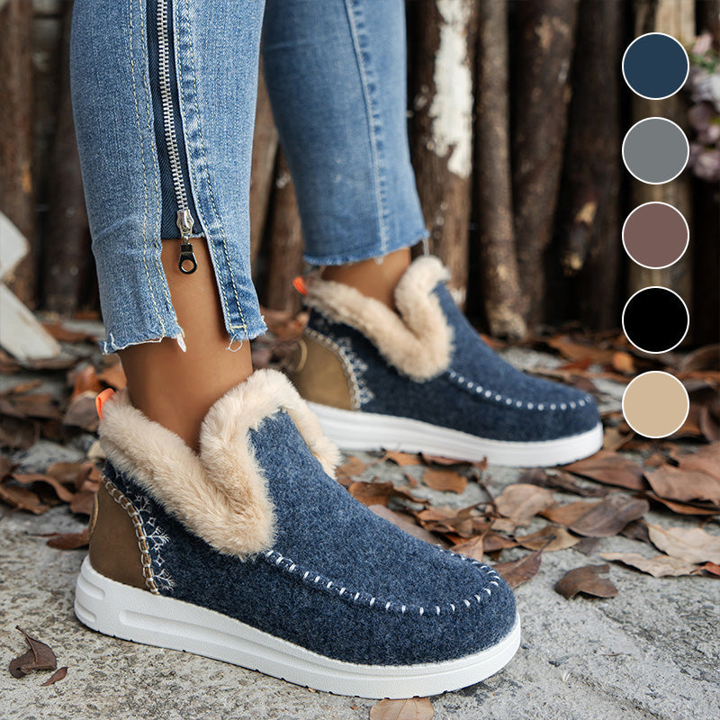 Botines de Invierno con Pelo Sintético