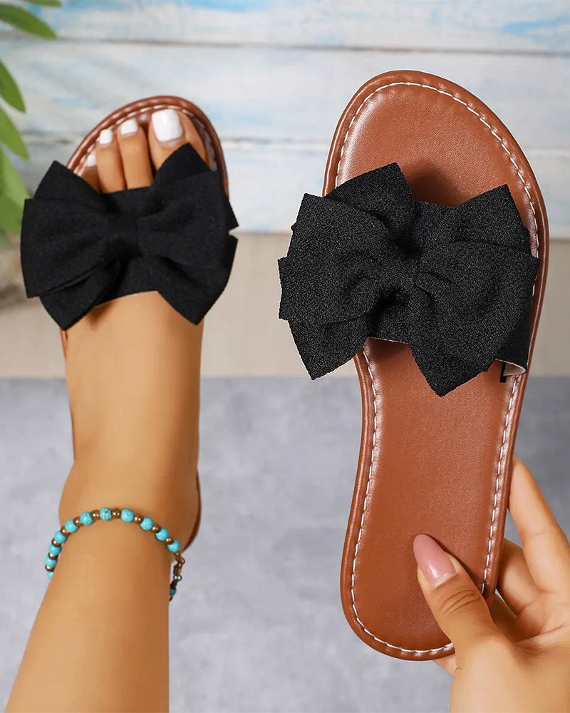 Sandalias Planas con Lazo