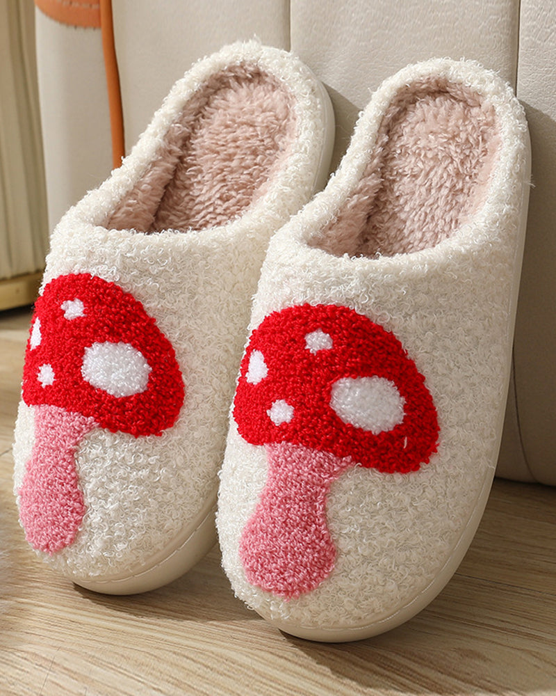 Zapatillas de Casa de Peluche con Estampados