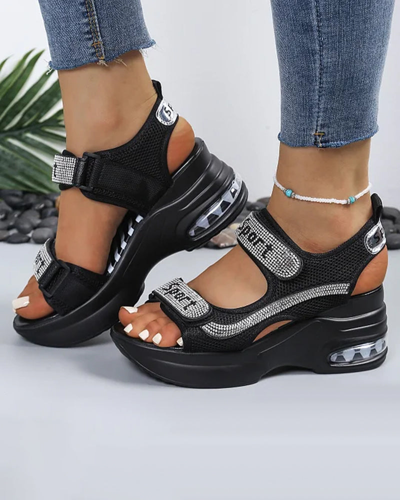 Sandalias de Plataforma con Cuña