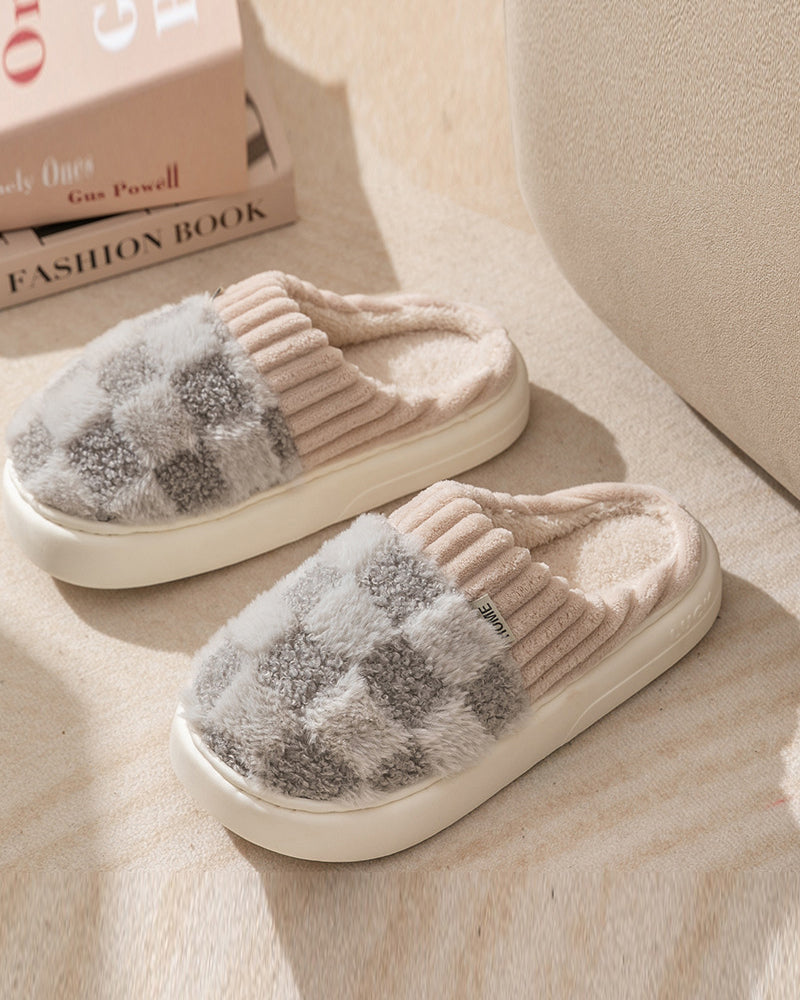 Zapatillas de Casa Antideslizantes con Forro Cálido