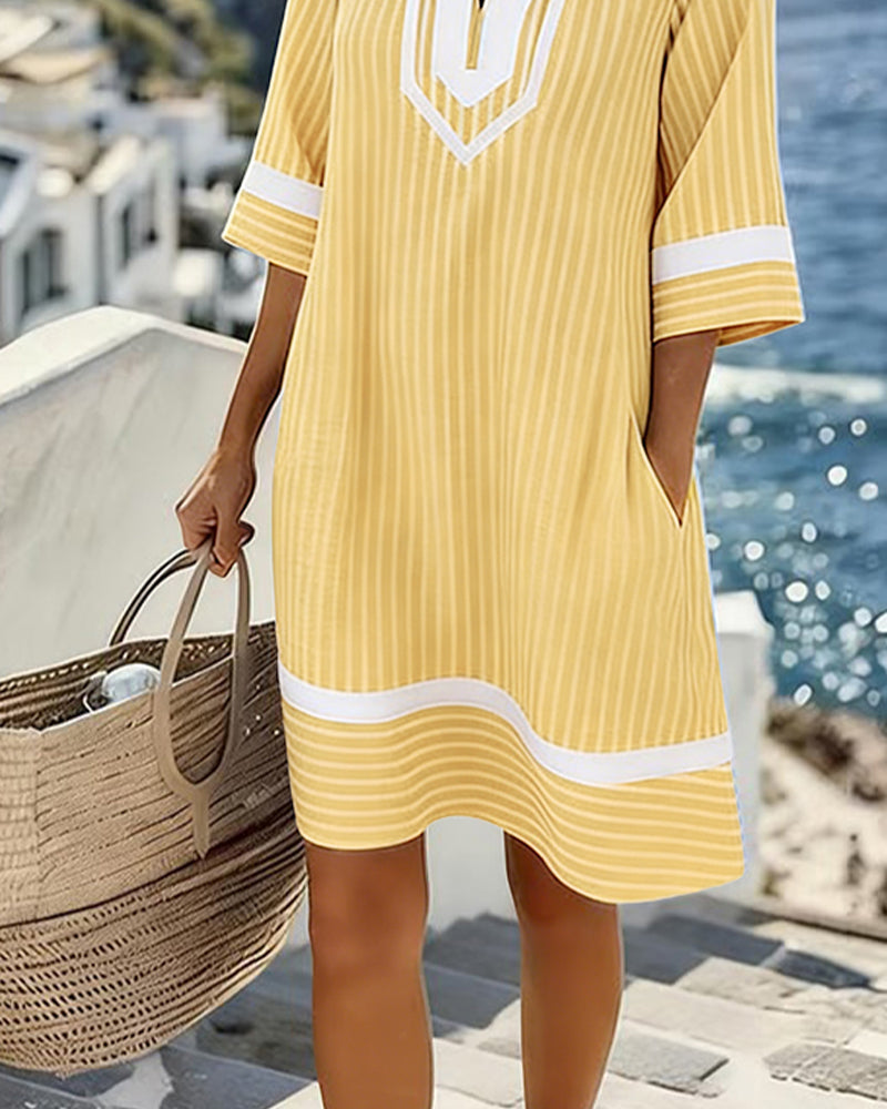 Laila | Vestido de manga corta