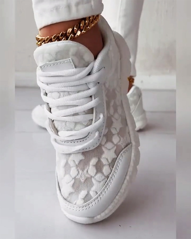 Zapatillas Deportivas Transpirables con Cordones