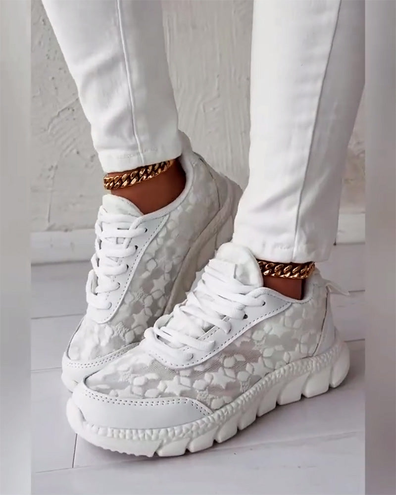 Zapatillas Deportivas Transpirables con Cordones