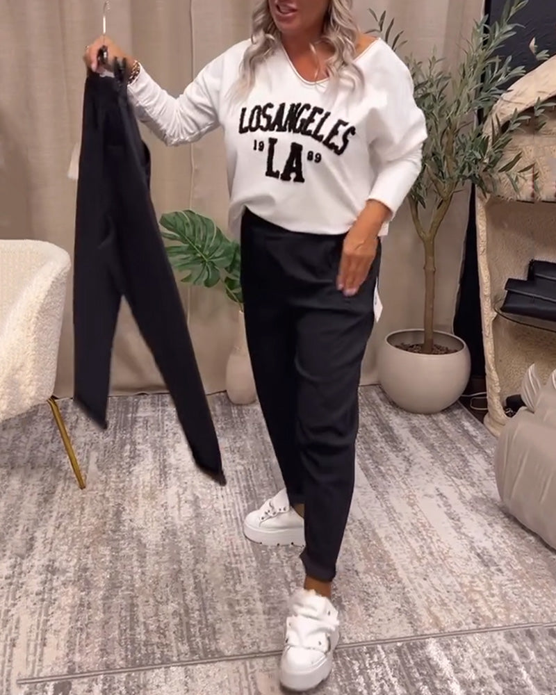Diamante | Pantalón Casual Liso con Bolsillo, Básico Elegante