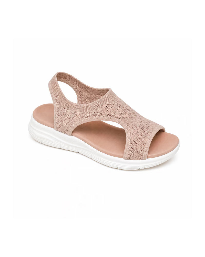 Sandalias Planas de Tejido Transpirable