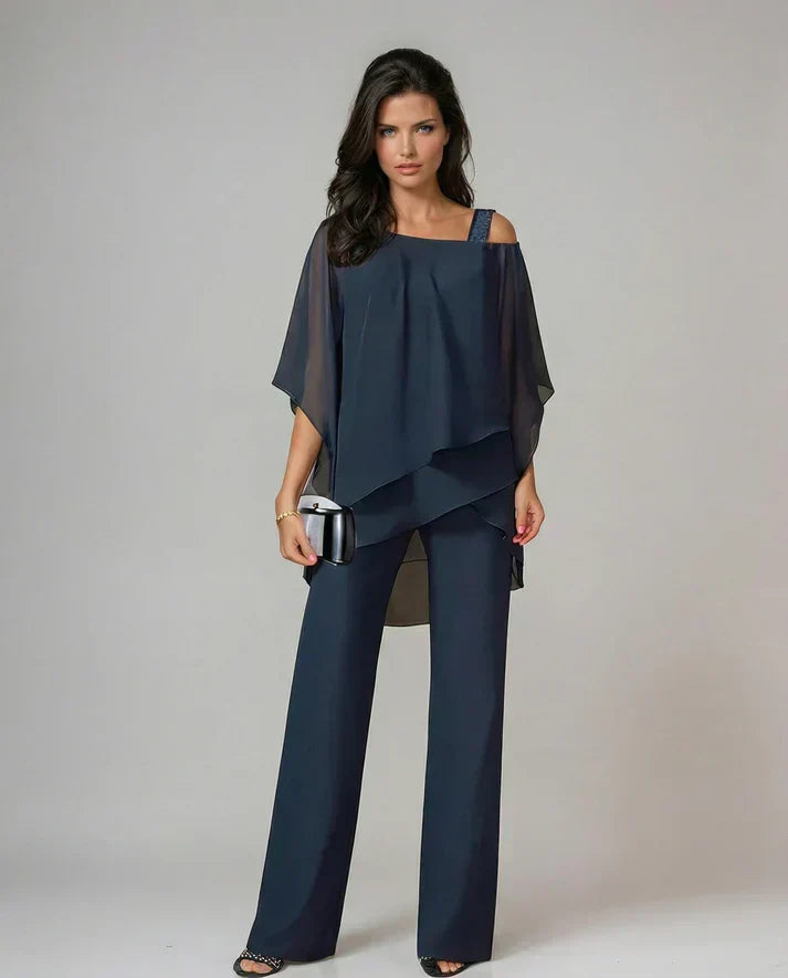 Mariella | Conjunto Fluido de Dos Piezas, Elegancia Atemporal