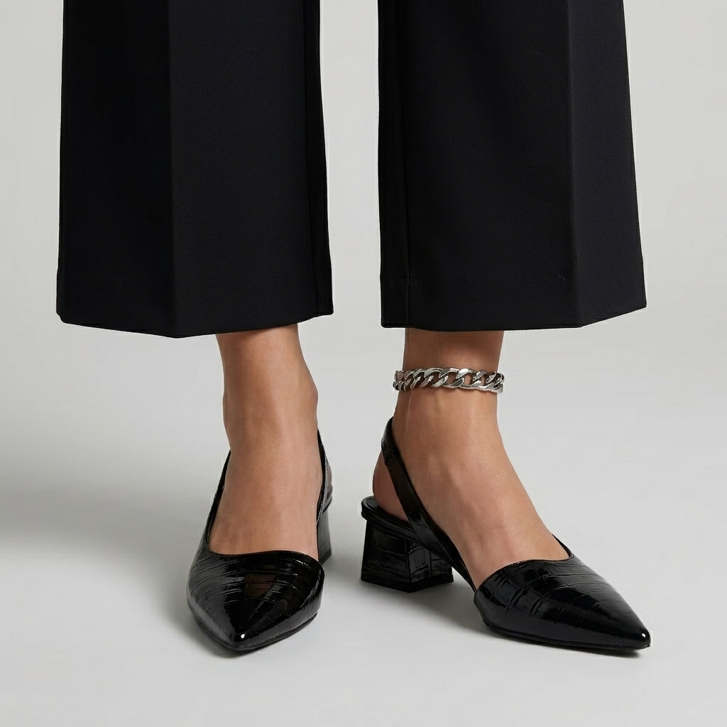 Lisa | Zapatos de Tacón Ortopédicos con Puntera Ancha, Cómodos