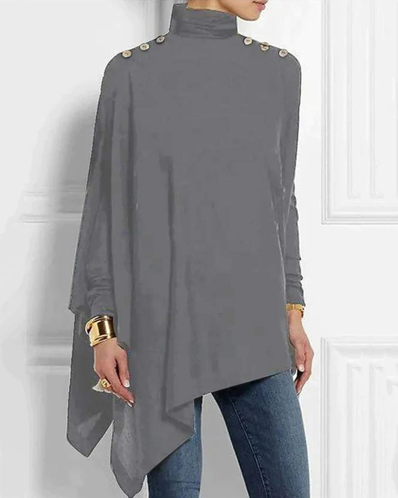 Top básico de color liso