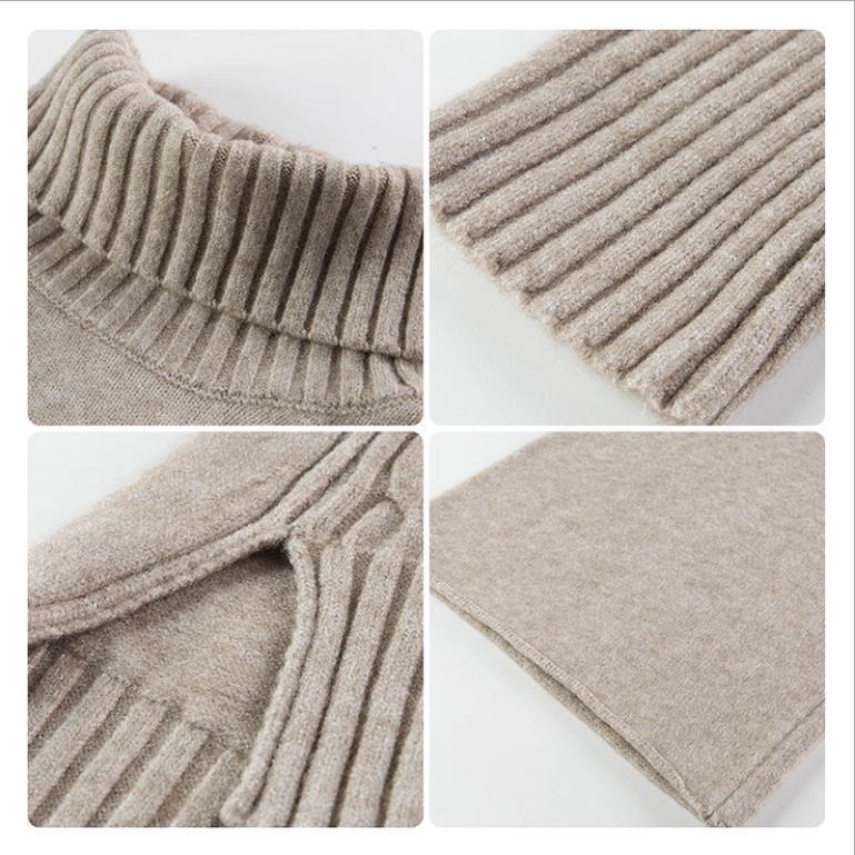 Milagros | Conjunto de Jersey de Cuello Alto y Pantalón Acampanado, Acogedor