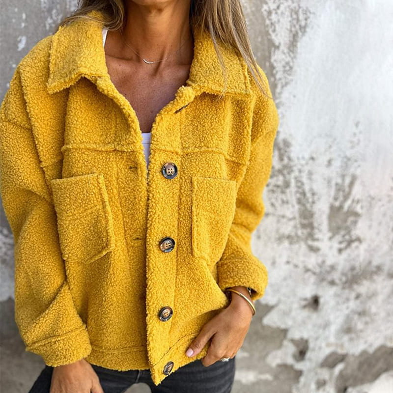 Colette | Abrigo Suave con Cuello Clásico, Cómodo y Elegante