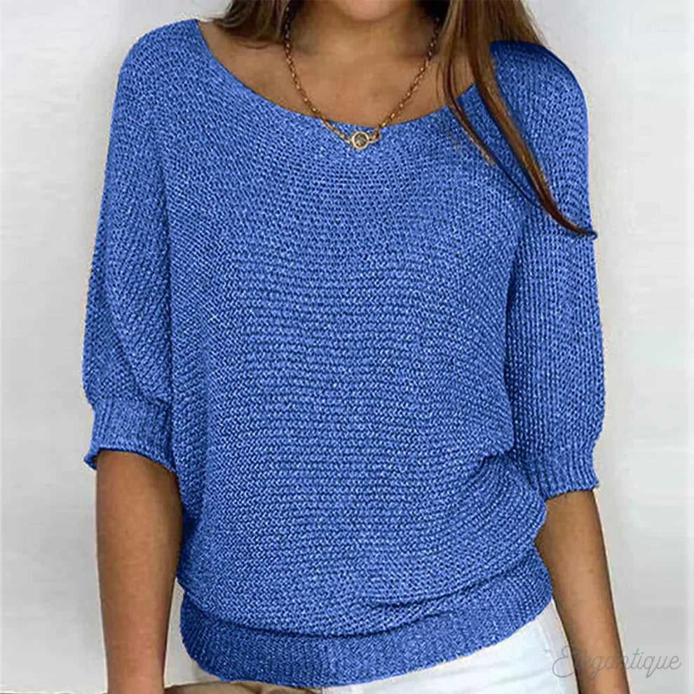 Evelyn | Jersey de Punto de Ochos, Elegante