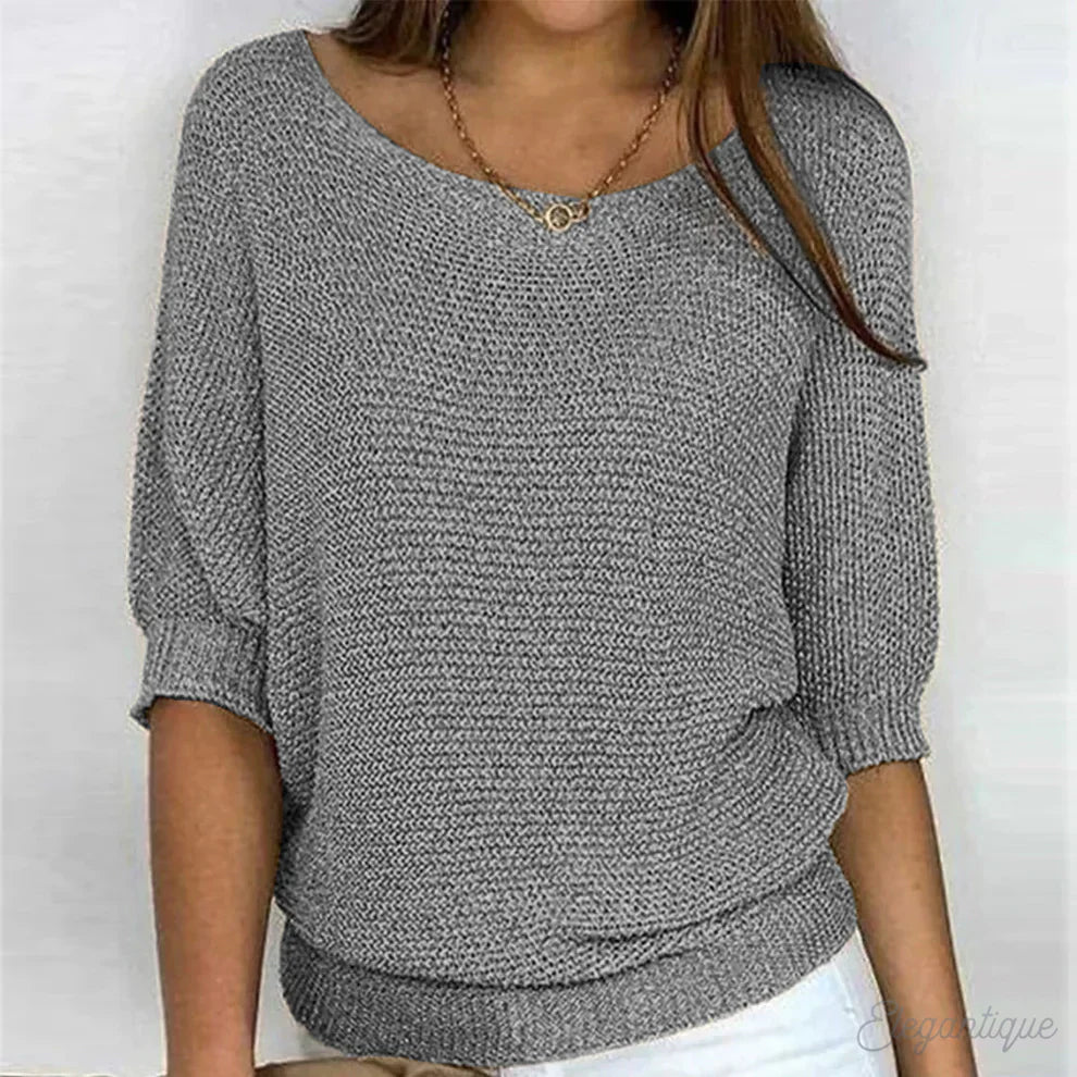 Evelyn | Jersey de Punto de Ochos, Elegante