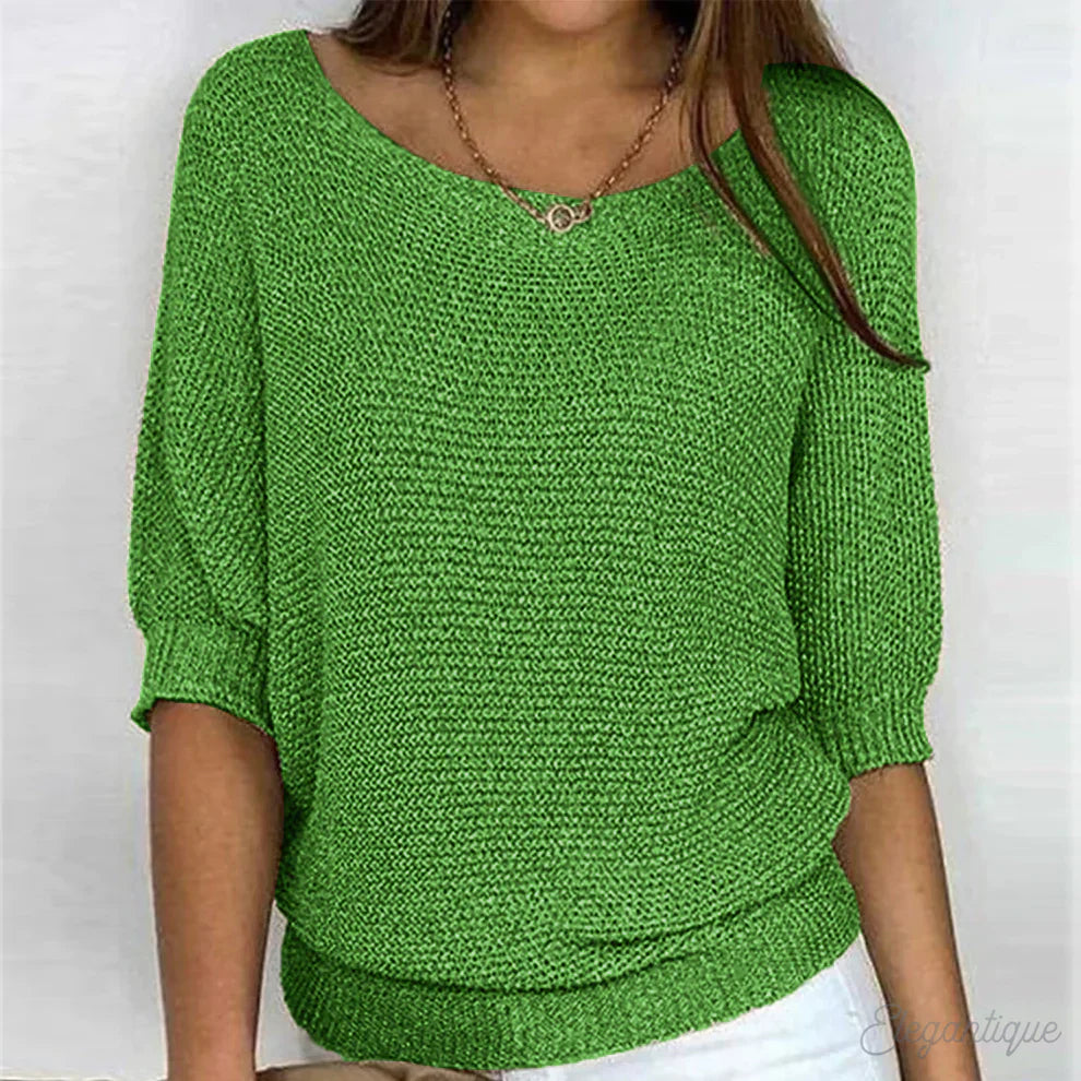 Evelyn | Jersey de Punto de Ochos, Elegante