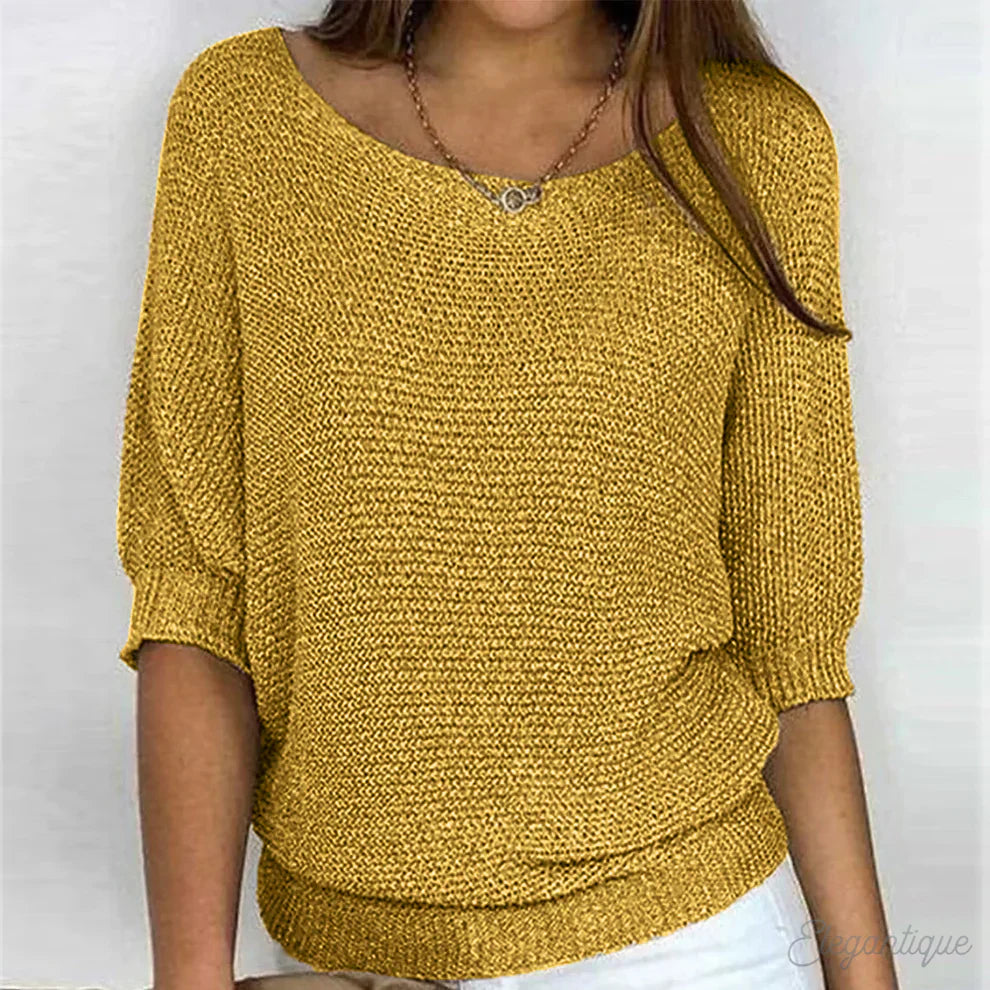 Evelyn | Jersey de Punto de Ochos, Elegante