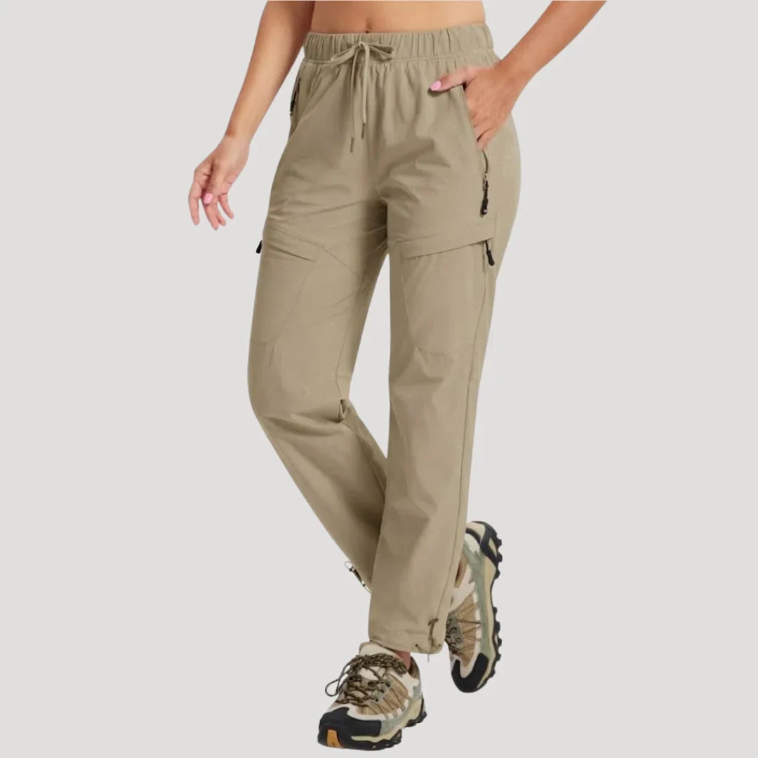 Rosalía | Pantalón Cargo Desmontable con Cordón y Bolsillos, Práctico