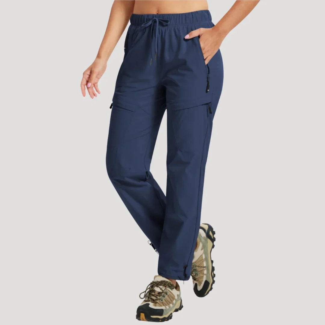 Rosalía | Pantalón Cargo Desmontable con Cordón y Bolsillos, Práctico