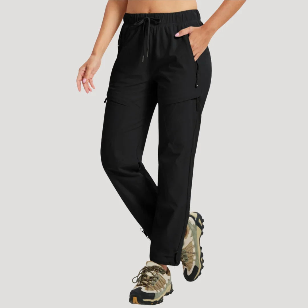 Rosalía | Pantalón Cargo Desmontable con Cordón y Bolsillos, Práctico